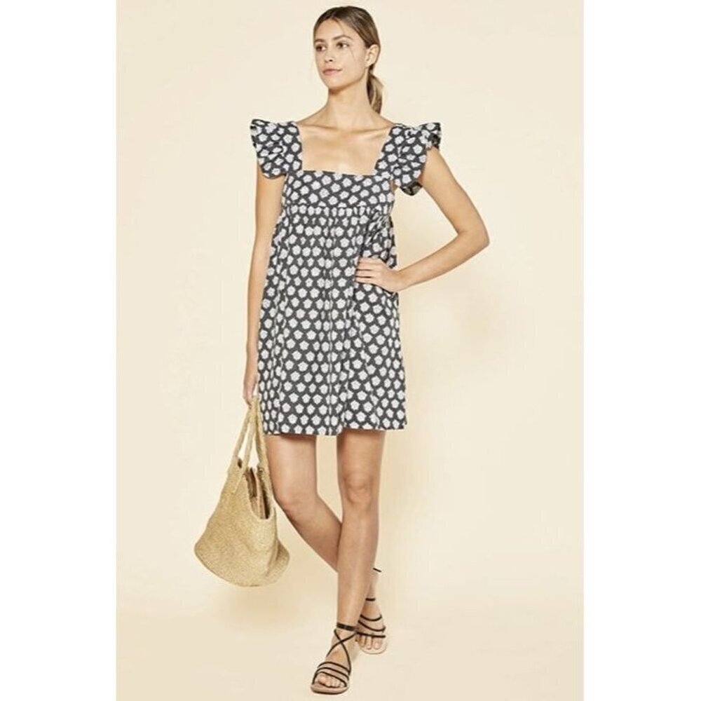 OUTERKNOWN Astrid dress pitch black lantana